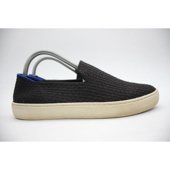 Rothys Women's Size 9 Slip On Sneaker Black Knit Comfort Shoes - Picture 1 of 10